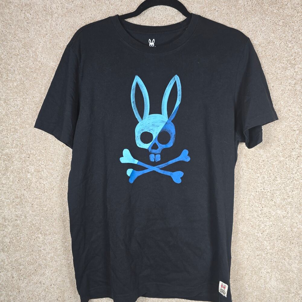 Psycho Bunny Norwood Graphic Tee. Size M (5). 100% Pima Cotton.  Ret. $75